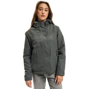 Brandit Windjack voor dames, met ritssluiting aan de voorkant, Antraciet, 3XL Brandit Windjack voor dames, met ritssluiting aan de voorkant, Antraciet, 3XL