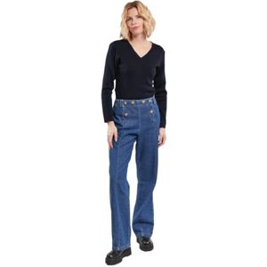 Armor-lux Armor Lux locmine dames sweater, Rich Navy, 50 Armor-lux Armor Lux locmine dames sweater, Rich Navy, 50