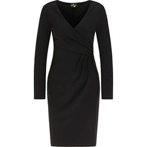 acalmar Gedrapeerde jurk voor dames, marineblauw, M acalmar Gedrapeerde jurk voor dames, marineblauw, M