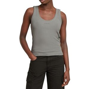 G-STAR RAW Dames Slim Rib Tank Top Wmn T-Shirt, groen (Wild Olive D26065-d253-1866), L G-STAR RAW Dames Slim Rib Tank Top Wmn T-Shirt, groen (Wild Olive D26065-d253-1866), L