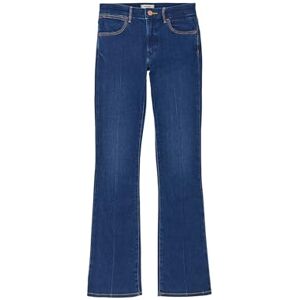Wrangler Damesjeans bootcut, bootcut-fit, bootcut pijpen, Heavenly Blue, 24W x 32L Wrangler Damesjeans bootcut, bootcut-fit, bootcut pijpen, Heavenly Blue, 24W x 32L
