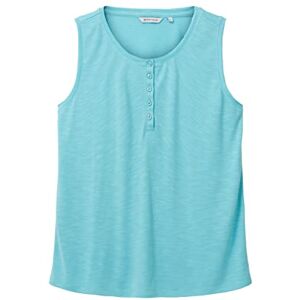 TOM TAILOR Dames 1036790 Top, 26007-Teal Radiance, XS, 26007 Teal Radiance, XS TOM TAILOR Dames 1036790 Top, 26007-Teal Radiance, XS, 26007 Teal Radiance, XS