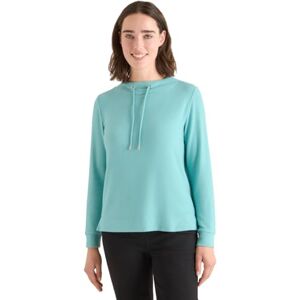 Cecil 3228460 Cosy T-shirt met lange mouwen, Foam Blue Melange, L dames Cecil 3228460 Cosy T-shirt met lange mouwen, Foam Blue Melange, L dames