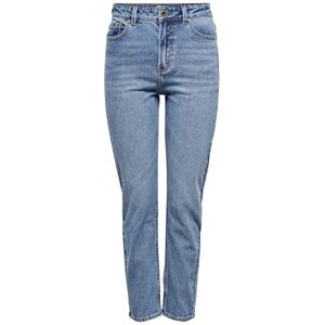 ONLY Onlemily Life Hw St Ankle Mae0012 Noos Jeans dames, blauw (medium blue denim), 32W / 32L ONLY Onlemily Life Hw St Ankle Mae0012 Noos Jeans dames, blauw (medium blue denim), 32W / 32L
