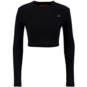 Alpha X-Fit Rib LS C Lange Mouw voor Dames Black Alpha X-Fit Rib LS C Lange Mouw voor Dames Black