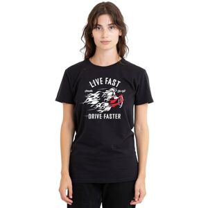 Disney Live Fast, Drive Faster with Cruella De Vil dames T-shirt, zwart, groot, Zwart, L Disney Live Fast, Drive Faster with Cruella De Vil dames T-shirt, zwart, groot, Zwart, L