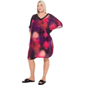 Ulla Popken Dames Tuniek Lucia, Lights Jurken, zwart, 50-56 Ulla Popken Dames Tuniek Lucia, Lights Jurken, zwart, 50-56