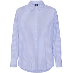 VERO MODA VMFANNI LS Shirt WVN GA NOOS, Hydrangea/Stripes: sana, XS VERO MODA VMFANNI LS Shirt WVN GA NOOS, Hydrangea/Stripes: sana, XS