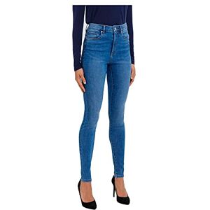 VERO MODA VMSOPHIA Skinny Jeans voor dames, hoge taille, skinny fit jeans, blauw (medium blue denim), XS / 34L VERO MODA VMSOPHIA Skinny Jeans voor dames, hoge taille, skinny fit jeans, blauw (medium blue denim), XS / 34L