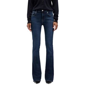 7 For All Mankind Bootcut Midnight Fade met Versierde Squiggle, Donkerblauw, 32W 7 For All Mankind Bootcut Midnight Fade met Versierde Squiggle, Donkerblauw, 32W