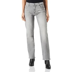 7 For All Mankind Ellie Straight Luxe Vintage Moonlit Jeans voor dames, grijs, 26 7 For All Mankind Ellie Straight Luxe Vintage Moonlit Jeans voor dames, grijs, 26