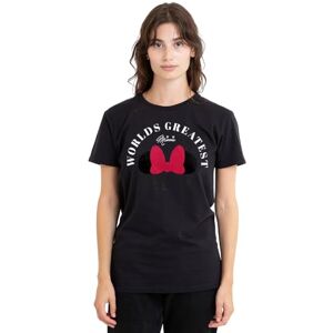 Minnie Muis Moederdag World's Greatest Mum dames T-shirt, zwart, X-Large, Zwart, XL Minnie Muis Moederdag World's Greatest Mum dames T-shirt, zwart, X-Large, Zwart, XL