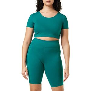 People Tree Dames Yoga Scoop Crop Top, Shaded Spar, 12 People Tree Dames Yoga Scoop Crop Top, Shaded Spar, 12