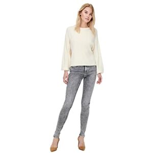 ONLY Dames ONLBLUSH Life MID SK TAI918 NOOS Jeans, Light Grey Denim, M / 34, Lichtgrijs denim, M ONLY Dames ONLBLUSH Life MID SK TAI918 NOOS Jeans, Light Grey Denim, M / 34, Lichtgrijs denim, M