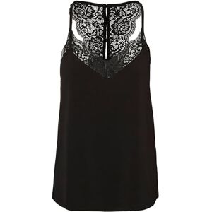 VERO MODA Onderjas met kant, Zwart, M VERO MODA Onderjas met kant, Zwart, M