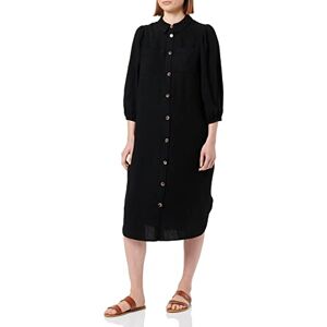 KAFFE Kaliny hemdjurk voor dames, Zwart Diep, 38 KAFFE Kaliny hemdjurk voor dames, Zwart Diep, 38