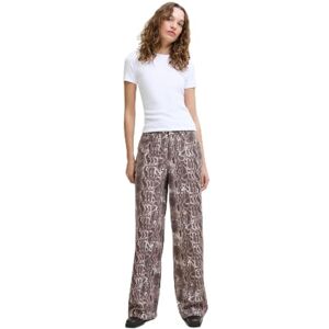 JACK & JONES Jxsarah AOP Tokyo Wide Hw Pant PNT Ln, Brakken, XS JACK & JONES Jxsarah AOP Tokyo Wide Hw Pant PNT Ln, Brakken, XS