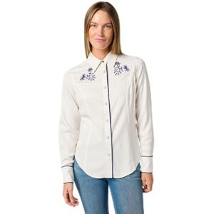 Wrangler Piped Western Shirt, vintage wit, L Wrangler Piped Western Shirt, vintage wit, L