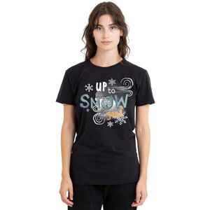 Disney mandarin creative ltd Frozen Olaf is Up to Snow Good dames T-shirt, zwart, klein, Zwart, S Disney mandarin creative ltd Frozen Olaf is Up to Snow Good dames T-shirt, zwart, klein, Zwart, S