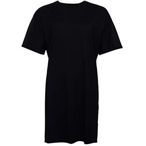 Superdry Dames Cotton Modal T-shirtjurk, zwart, M Superdry Dames Cotton Modal T-shirtjurk, zwart, M
