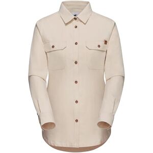 Mammut Tamaro Undyed shirt met lange mouwen dames lichtbruin S Mammut Tamaro Undyed shirt met lange mouwen dames lichtbruin S