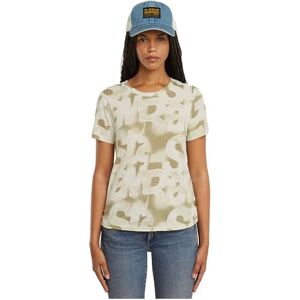 G-STAR Dames Sprayed Letters R T Wmn T-shirt, Meerdere kleuren (Light Toggee Spuitende letters D26066-c565-h372), L G-STAR Dames Sprayed Letters R T Wmn T-shirt, Meerdere kleuren (Light Toggee Spuitende letters D26066-c565-h372), L