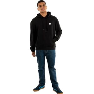 Calvin Jeans Heren 400GSM TERRY BADGE HOODIE LV04RC274G Sweatshirts, Zwart (Zwart), L, Zwart (zwart), L Calvin Jeans Heren 400GSM TERRY BADGE HOODIE LV04RC274G Sweatshirts, Zwart (Zwart), L, Zwart (zwart), L