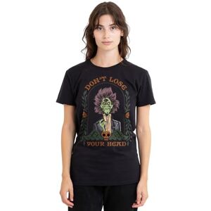 Disney Hocus Pocus 2 William Butcherson Don't Lose Your Head dames T-shirt, zwart, XX-Large, Zwart, XXL Disney Hocus Pocus 2 William Butcherson Don't Lose Your Head dames T-shirt, zwart, XX-Large, Zwart, XXL