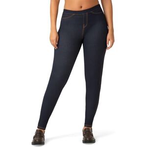 No Nonsense Stretch denim legging met zakken voor dames, Donkere Denim, M No Nonsense Stretch denim legging met zakken voor dames, Donkere Denim, M