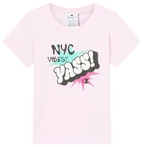 Champion Legacy Girls, grafisch T-shirt met ronde hals, M, roze, roze, M Champion Legacy Girls, grafisch T-shirt met ronde hals, M, roze, roze, M