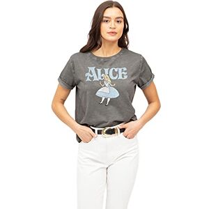 Disney Alice T-shirt voor dames, houtskool, 38 Disney Alice T-shirt voor dames, houtskool, 38