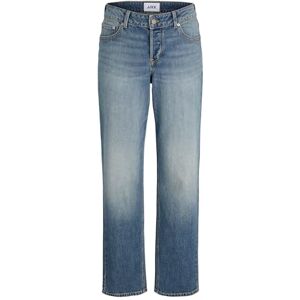 JACK & JONES Dames Jxhanoi Straight Mw Jeans C252 DNM Noos, blauw (medium blue denim), 30W / 32L JACK & JONES Dames Jxhanoi Straight Mw Jeans C252 DNM Noos, blauw (medium blue denim), 30W / 32L