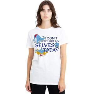 Disney Aladdin The Genie I Don't Feel Like My Selves Today dames T-shirt, wit, groot, Wit, L Disney Aladdin The Genie I Don't Feel Like My Selves Today dames T-shirt, wit, groot, Wit, L