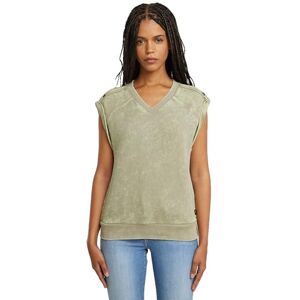 G-STAR Dames Washed Sl Sw Wmn Sweater, Beige (Dk Brick Double Dye D26103-d575-h366), XS G-STAR Dames Washed Sl Sw Wmn Sweater, Beige (Dk Brick Double Dye D26103-d575-h366), XS