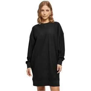 Urban Classics Oversized Rib Crewneck Dress, damesjurk in T-shirtstijl en oversized look van katoen, verkrijgbaar in meerdere kleuren, maten XS-5XL, zwart, XS Urban Classics Oversized Rib Crewneck Dress, damesjurk in T-shirtstijl en oversized look van katoen, verkrijgbaar in meerdere kleuren, maten XS-5XL, zwart, XS