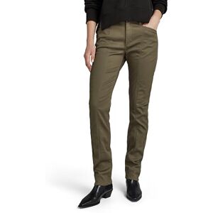 G-Star RAW Hoge Skinny Broeken - Groen - Vrouwen - Broek G-Star RAW Hoge Skinny Broeken - Groen - Vrouwen - Broek