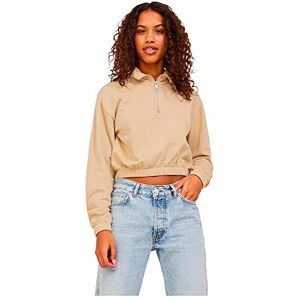 JACK & JONES Dames Jjxx Jxalfa Reg Every Short Half Zip Sweatshirt, Incense., M JACK & JONES Dames Jjxx Jxalfa Reg Every Short Half Zip Sweatshirt, Incense., M