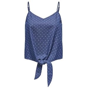 ONLY Onlnova Azure Knot Singlet Ptm, blauw (medium blue denim), S ONLY Onlnova Azure Knot Singlet Ptm, blauw (medium blue denim), S