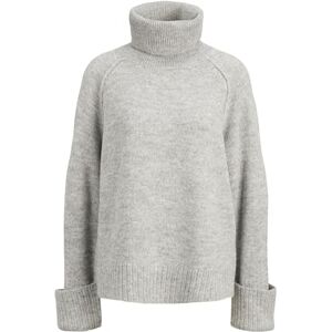 JACK & JONES Jxellinora Raglan Roll Neck Knit, lichtgrijs gem., XS JACK & JONES Jxellinora Raglan Roll Neck Knit, lichtgrijs gem., XS