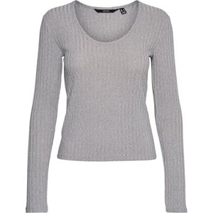 VERO MODA VMBRITT LS 2-weg TOP GA JRS Boo, lichtgrijs gem., L VERO MODA VMBRITT LS 2-weg TOP GA JRS Boo, lichtgrijs gem., L