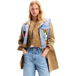 Desigual Chaq_Yale Woman Woven Parka voor dames, groen, XL Desigual Chaq_Yale Woman Woven Parka voor dames, groen, XL