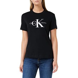 Calvin Klein S/S T-shirts voor dames, Zwart (Ck Zwart), S Calvin Klein S/S T-shirts voor dames, Zwart (Ck Zwart), S