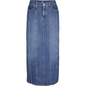 JACK & JONES Dames Jxcana Long Mw Denim Rok DNM, blauw (medium blue denim), S JACK & JONES Dames Jxcana Long Mw Denim Rok DNM, blauw (medium blue denim), S