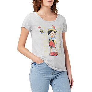 Disney WODPINOTS001 T-shirt, grijs melange, mt. S Disney WODPINOTS001 T-shirt, grijs melange, mt. S