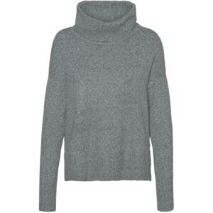 VERO MODA Vrouwelijke gebreide poncho VMDOFFY LS cowlneck blouse GA NOOS, Balsem Green/Detail: melange, S VERO MODA Vrouwelijke gebreide poncho VMDOFFY LS cowlneck blouse GA NOOS, Balsem Green/Detail: melange, S