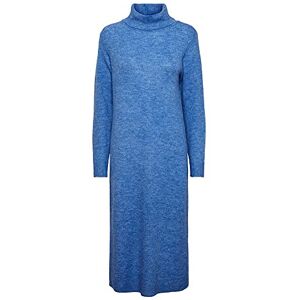 PIECES Pcjuliana Ls Rollneck Knit Dress Noos Bc Jurk voor dames, Granada Sky, L PIECES Pcjuliana Ls Rollneck Knit Dress Noos Bc Jurk voor dames, Granada Sky, L