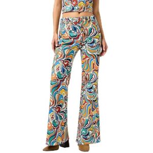 Wrangler Dames Jeans High Rise Flare, Flare Fit, uitlopende pijpen, Latigo Print, 26W x 32L Wrangler Dames Jeans High Rise Flare, Flare Fit, uitlopende pijpen, Latigo Print, 26W x 32L