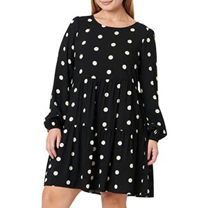 ONLY Vrouwen Onlnova Life L/S THEA O PTM Jurk, Zwart/AOP: 343 Big dot, S ONLY Vrouwen Onlnova Life L/S THEA O PTM Jurk, Zwart/AOP: 343 Big dot, S