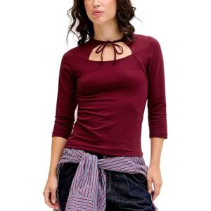JACK & JONES Jxgigi STR 3/4 Open Top JRS, Cabernet, M JACK & JONES Jxgigi STR 3/4 Open Top JRS, Cabernet, M
