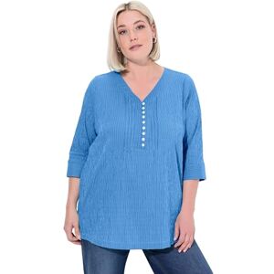 Ulla Popken Tuniek voor dames, kobaltblauw, 46-48 Grote maten Ulla Popken Tuniek voor dames, kobaltblauw, 46-48 Grote maten